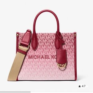 MICHAEL KORS Cherry Signature Small Tote Bag